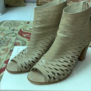 Italian leather booties